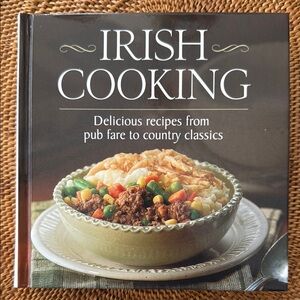 Irish Cooking Cookbook with Green Cover
